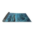 thumbnail image 2 of Ahgly Company Indoor Rectangle Oriental Light Blue Industrial Area Rugs, 2' x 5', 2 of 4