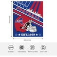 thumbnail image 2 of Buffalo Football Blanket 60"x50" Rugby Soft Lightweight Throw Blanket Gifts for Football Fans Style2, 2 of 6