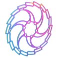 thumbnail image 3 of Mountain Bike Disc Brake Rotor, Polishing Processing 6 Nails Disc Brake Rotor Upgraded Corrosion Resistance  For Cycling 160mm / 6.3in, 3 of 8