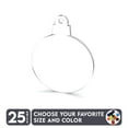 thumbnail image 1 of 26 Units Acrylic Christmas Ornaments Blanks Round SOTO 1/8" Thick - Clear or Solid Color - (Size 5.5") Made in USA, 1 of 5