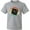 Athletic Heather, variant on Turn Table Record Player Retro Youth T-Shirt