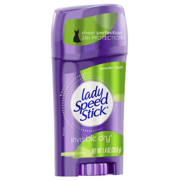 Lady Speed Stick Invisible Dry Antiperspirant Deodorant, Powder Fresh