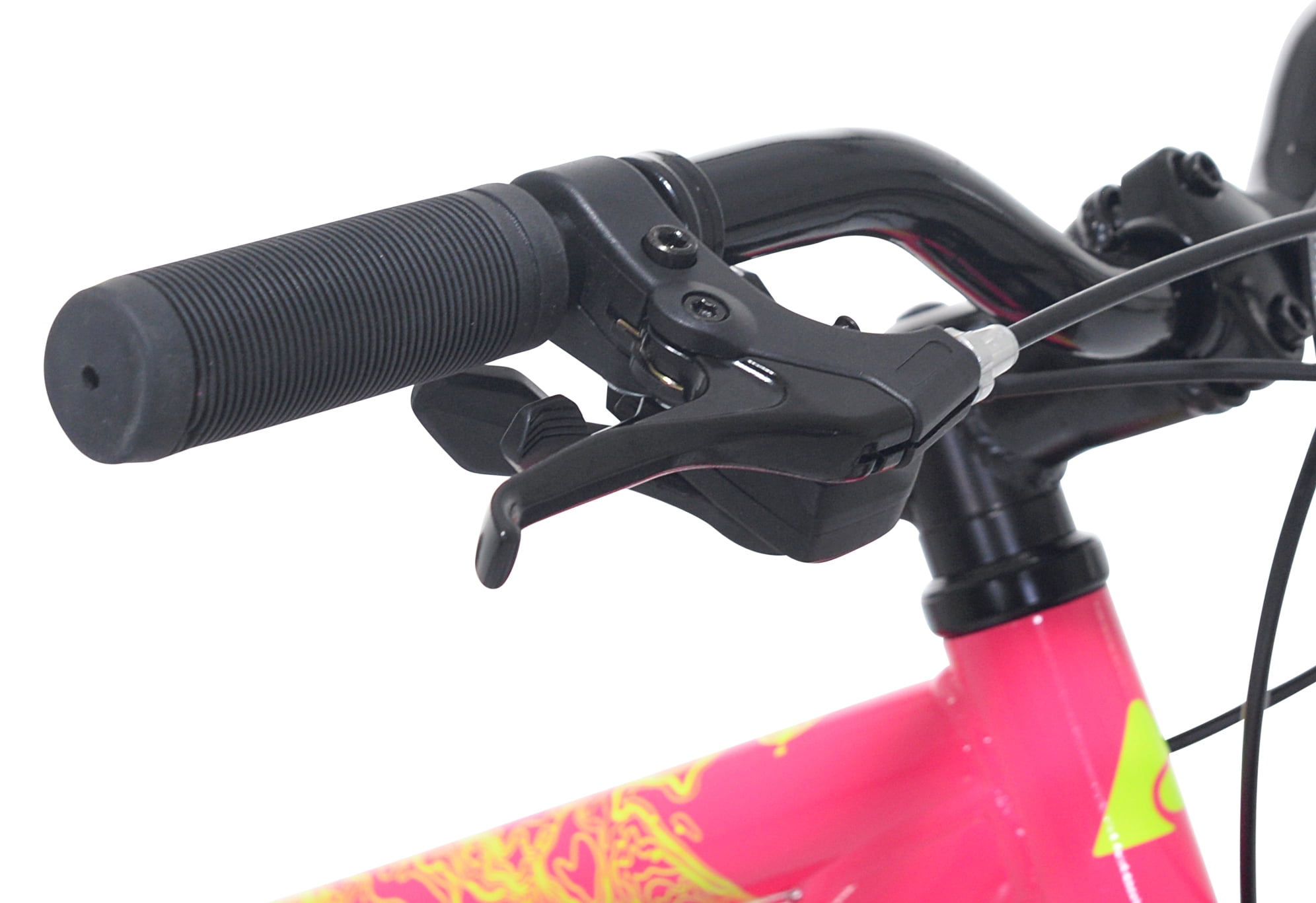20" Ozark Trail Mountain Bike, 7 Speed, Fits Rider 3'11"-4'4", Pink, Child/Tween/Teen, Unisex