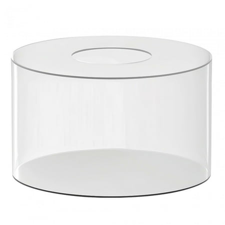 

Centerpiece Box Cylinder Display Riser Round Transparent Decorative Cake Tray Fillable Cake Box Acrylic Cake Stand for Wedding Decoration 20x30cm