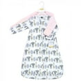 thumbnail image 2 of Hudson Baby Infant Girl Cotton Long-Sleeve Wearable Sleeping Bag, Sack, Blanket, Pink Safari, 0-3 Months, 2 of 4