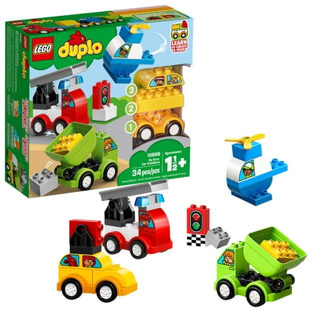 LEGO DUPLO My First My First Car Creations 10886 (Best Building Blocks For 1 Year Old)