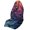 Halloween Owl Bat Design, variant on Uourmeti Brown Hibiscus Terry Cloth Car Seat Cover, Sweat Proof Microfiber Non Slip Waterproof Front Seat Cover Fit for Trucks Cars SUVs