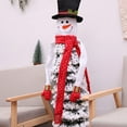 thumbnail image 6 of UDIYO Christmas Supplies Top Hat Snowman Ornament Xmas Tree Hanging DIY Decoration, 6 of 7