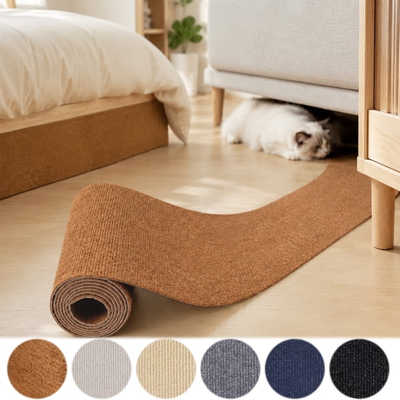Yhmxh Cat Scratch Couch Furniture Protector, Adhesive Cat Scratch Pad Deterrent for Furniture, Self-Adhesive Under Bed Gap Block Mat, Climbing Cat Scratcher Couch Protector from Cat Claws Scratching