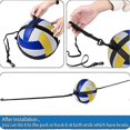 thumbnail image 4 of Entrenador de remates de voleibol práctico con cierre elástico y ajustable. Cinturón de entrenamiento de voleibol premium Lucky_B, 4 of 5