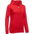thumbnail image 6 of Under Armour Women's Hustle Fleece Hoodie , Red 600/White , 3X-Large Tall, 6 of 7