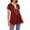 Wine, variant on Corset Tops for Women Holiday Saving Loose Fit Retro Trendy Tee Ladies Athletic V-Neck Tshirt Oversize Short Sleeve Tops Tunics Plus Blouse Tshirts Fluffy Plain Solid T-shirt Wine S