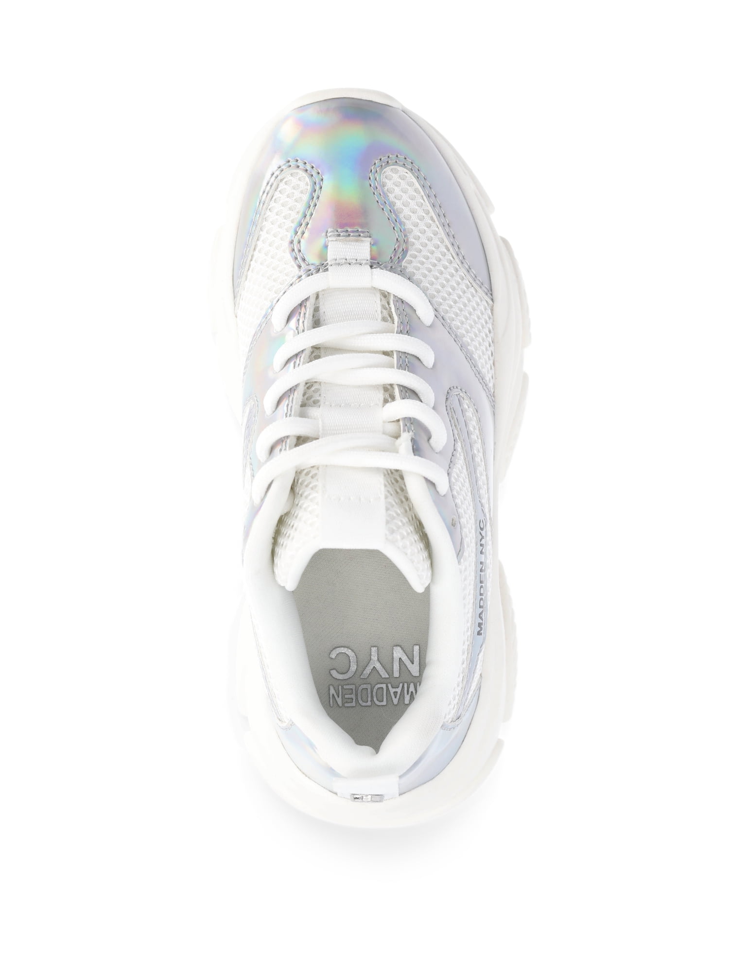 Madden NYC Little Girls and Big Girls Metallic Sporty Sneakers, Sizes 13-6