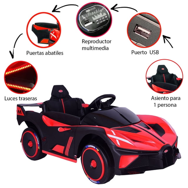 Montable Electrico Lee Monde Futurista Rojo 12v