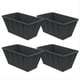 thumbnail image 1 of Extra Large Ice-Cube Molds 4Pack Silicone Ice Block Molds Black, 1 of 5