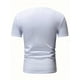 thumbnail image 4 of Men's Geometric Print Casual T-Shirt - Breathable Summer Round Neck Tee with Bold 'OK' Letter Design, Regular Fit for Gym, Office & Casual Attire, Elegant Craftsmanship, Casual Sporty Tee, 4 of 6