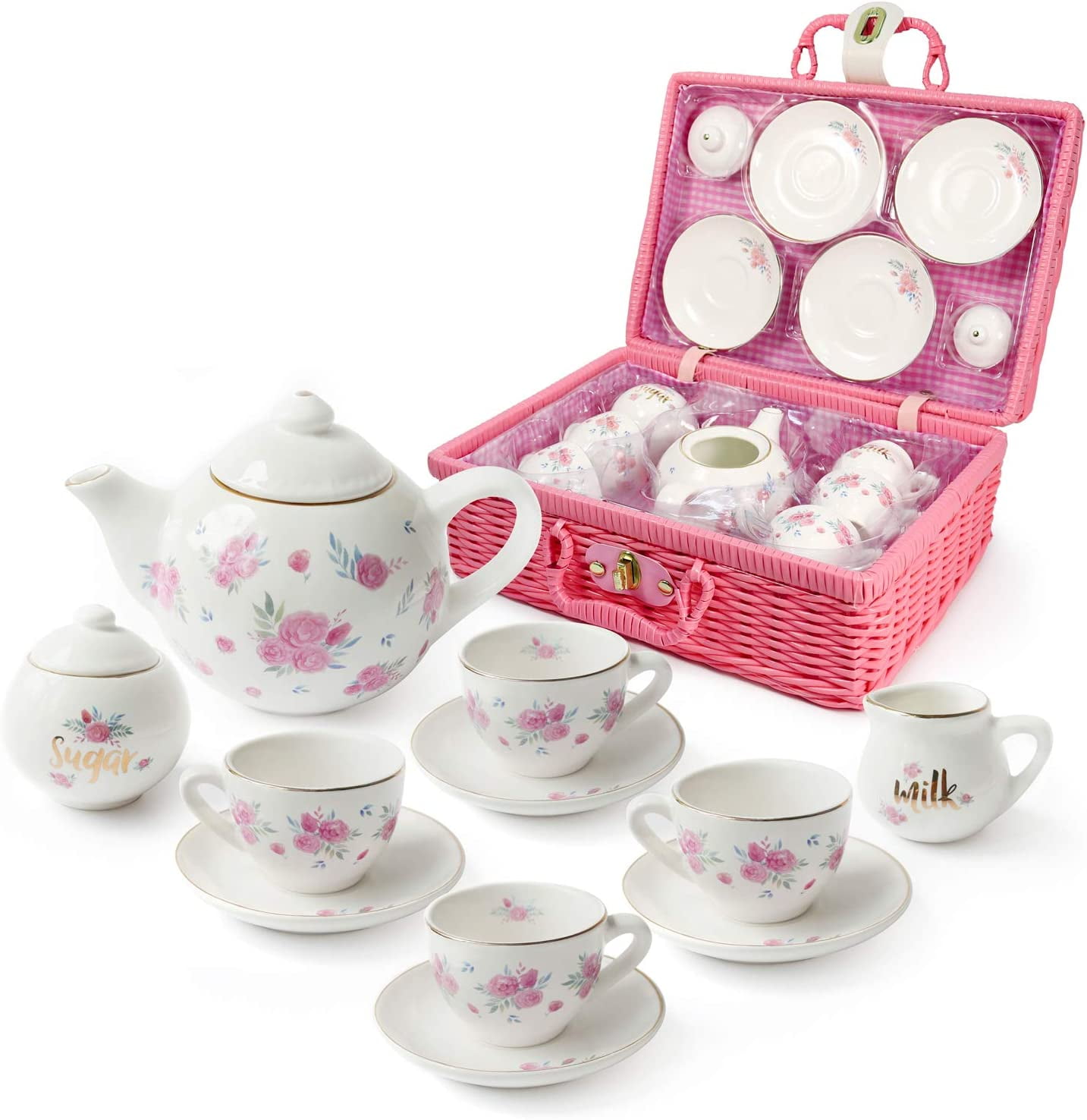 MALACASA Ceramic Teapot 11 Ounce Tea Set For One Teacup And, 44 OFF