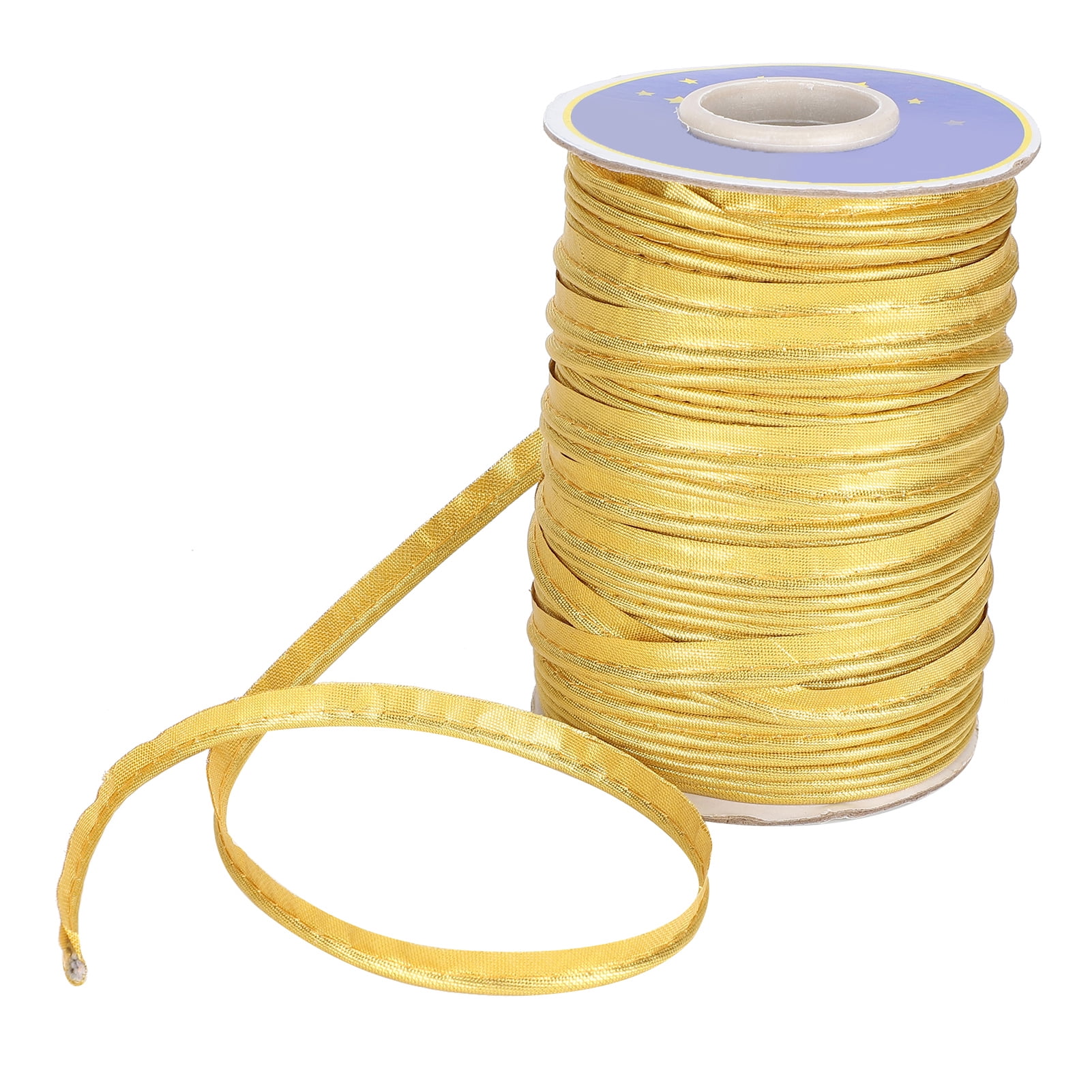 Ruban Satin Double Plis Ribbon Queen - 5m X 30mm - Crème - Pour Ourlet, Passepoil, Couture