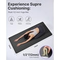 thumbnail image 3 of Yoga Mat Black 72*24*1/2inch Extra Thick TPE Exercise Pilates Fitness, 3 of 7