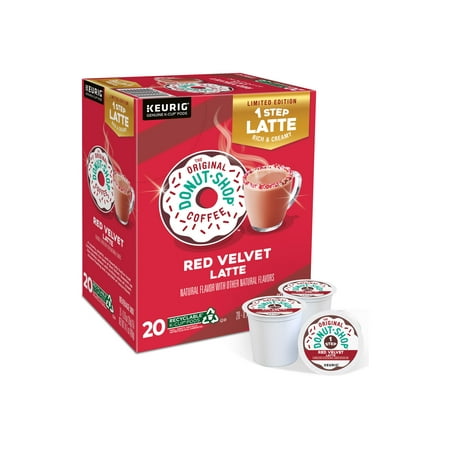 The Original Donut Shop Red Velvet Latte - Coffee pod - 20 pcs. x 1 oz - 14.1 oz