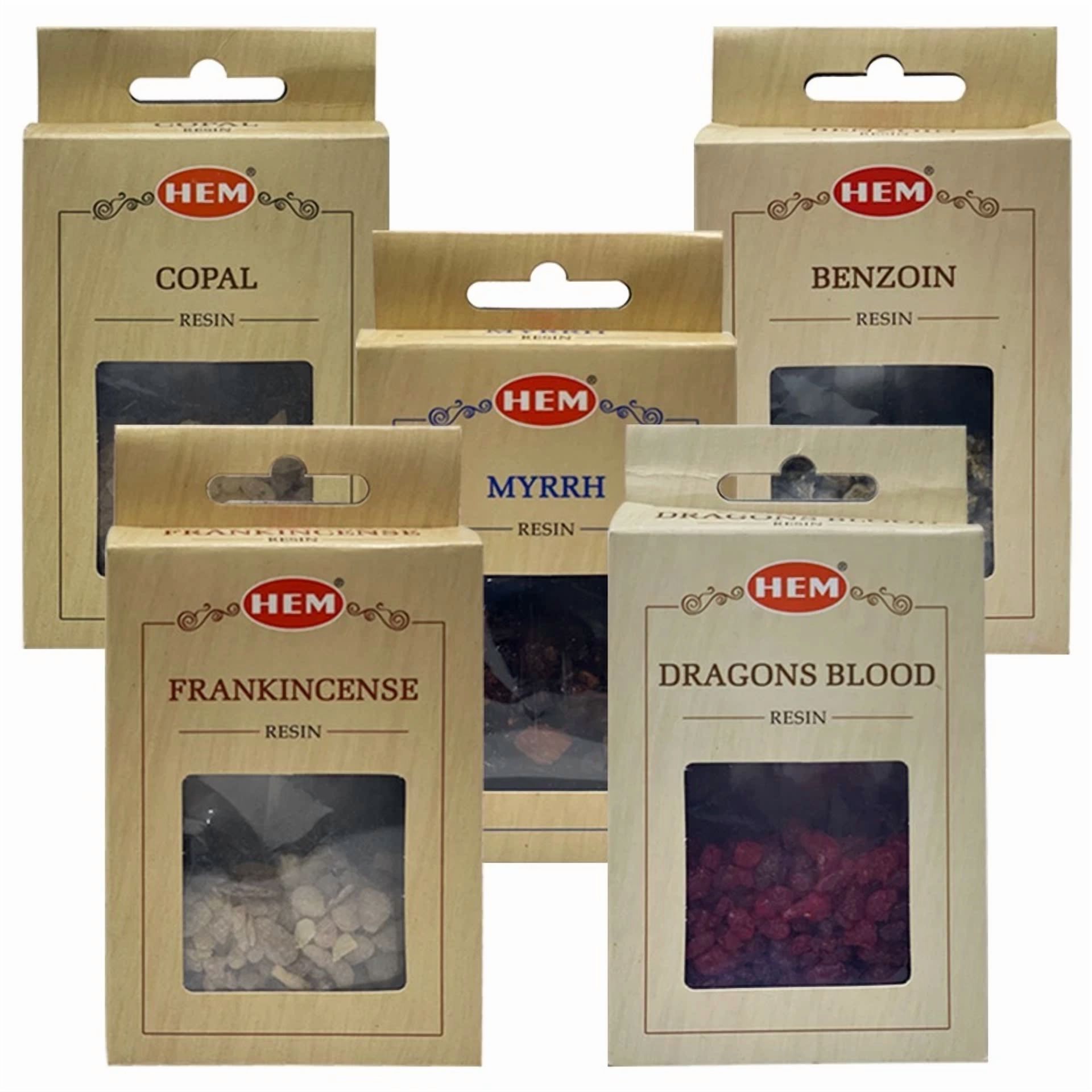 CIRCLE- Bulk Sale Tree Gum Resin Incense Myrrh Frankincense Copal Dragon Blood Benzoin