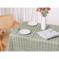 thumbnail image 5 of REGALWOVEN 6 Pack Rectangle Tablecloth Wrinkle Waterproof Plastic Table Cover for Party and Dining Room Grey 54' x 71', 5 of 5