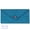 Ocean Blue, variant on Big Skinny RFID Blocking Slimvelope Tri-Fold Checkbook Wallet, Holds Up to 40 Cards, Verdant Green