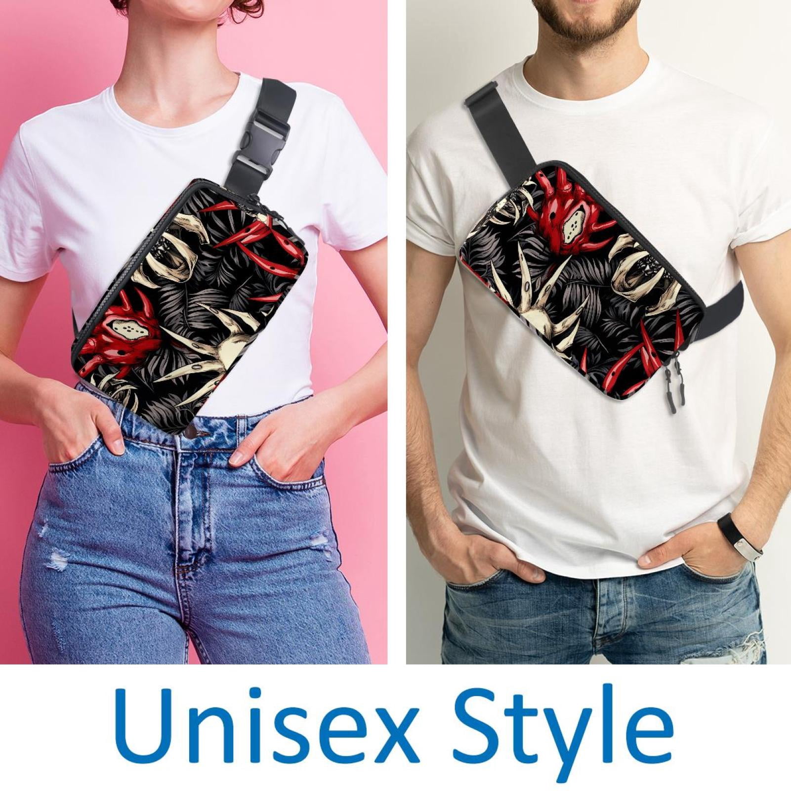 Paw prints Adjustable Lightweight Unisex Waist Bag Running Belt with Extension Strap Money Belt Holder