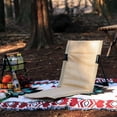 thumbnail image 1 of Silla plegable portátil para acampar al aire libre, playa, respaldo con cojín, tienda de campaña, silla de ocio, balcón, parque, césped, silla de picnic, 1 of 4