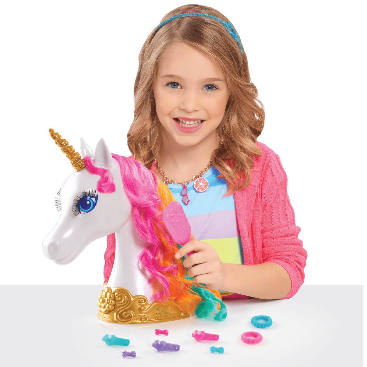Barbie Dreamtopia 11-Piece Unicorn Styling Head,  Kids Toys for Ages 3 Up, Gifts and Presents - image 2 of 5