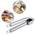 thumbnail image 3 of Garlic Presser - VIFER Stainless Steel Portable Garlic Presser Crusher Mincer Chopper Kitchen Tool with Handle, 3 of 8