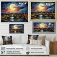 thumbnail image 4 of Designart "Starry Night in Paris A Masterpiece I" Architecture Floater Framed Wall Art Living Room, 4 of 7