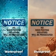 thumbnail image 6 of (2 Pack) No OSHA Notice Sign 10 Inch X 7 Inch Indoor / Outdoor Rust-Free Aluminum Metal Signs for Workplace, Workshop, and Construction Site, Made in the USA, 6 of 8