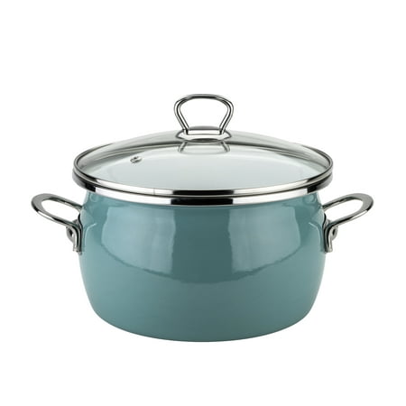 

Santex ES2440211-BRZ Cooking pot 4.0L Turquoise Enameled Steel With Lid