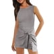 thumbnail image 1 of WILLBEST Pantalones Casuales para Mujer, Pantalones Cortos de Verano Cómodos, Uso Diario Versátil, Diseño de Color Sólido, Ajuste Relajado para Darle Estilo. Extra Chica, 1 of 5