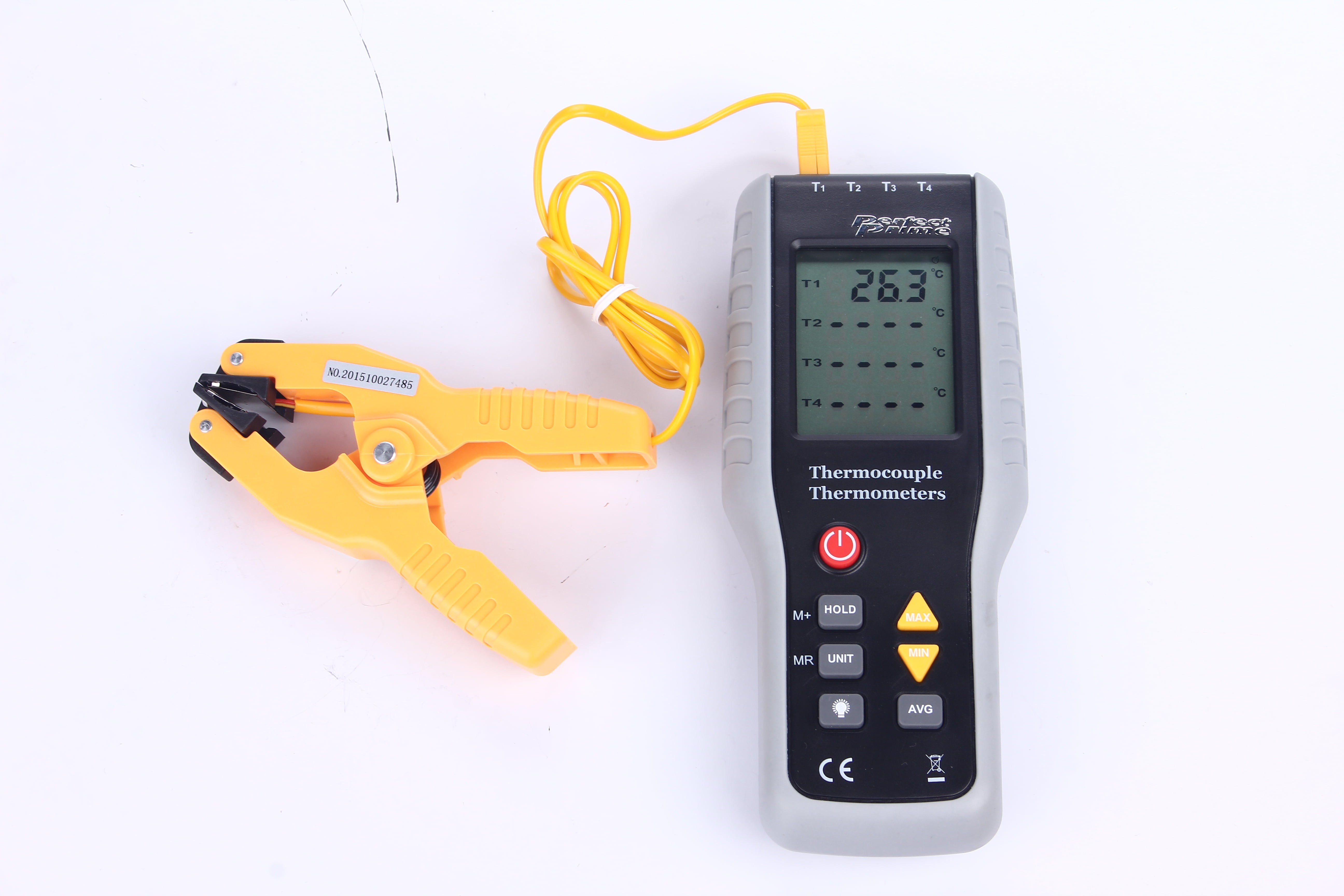 PerfectPrime TC41T1, 4Channel KType Digital Thermometer Thermocouple