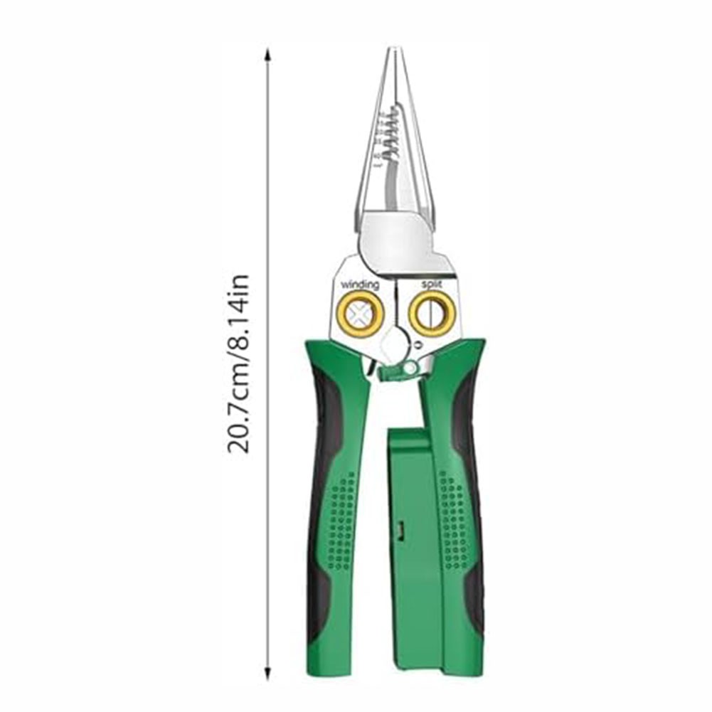 8-In-1 Wire Stripper & Voltage Tester: Forprecision Cutting, Crimping & Safety