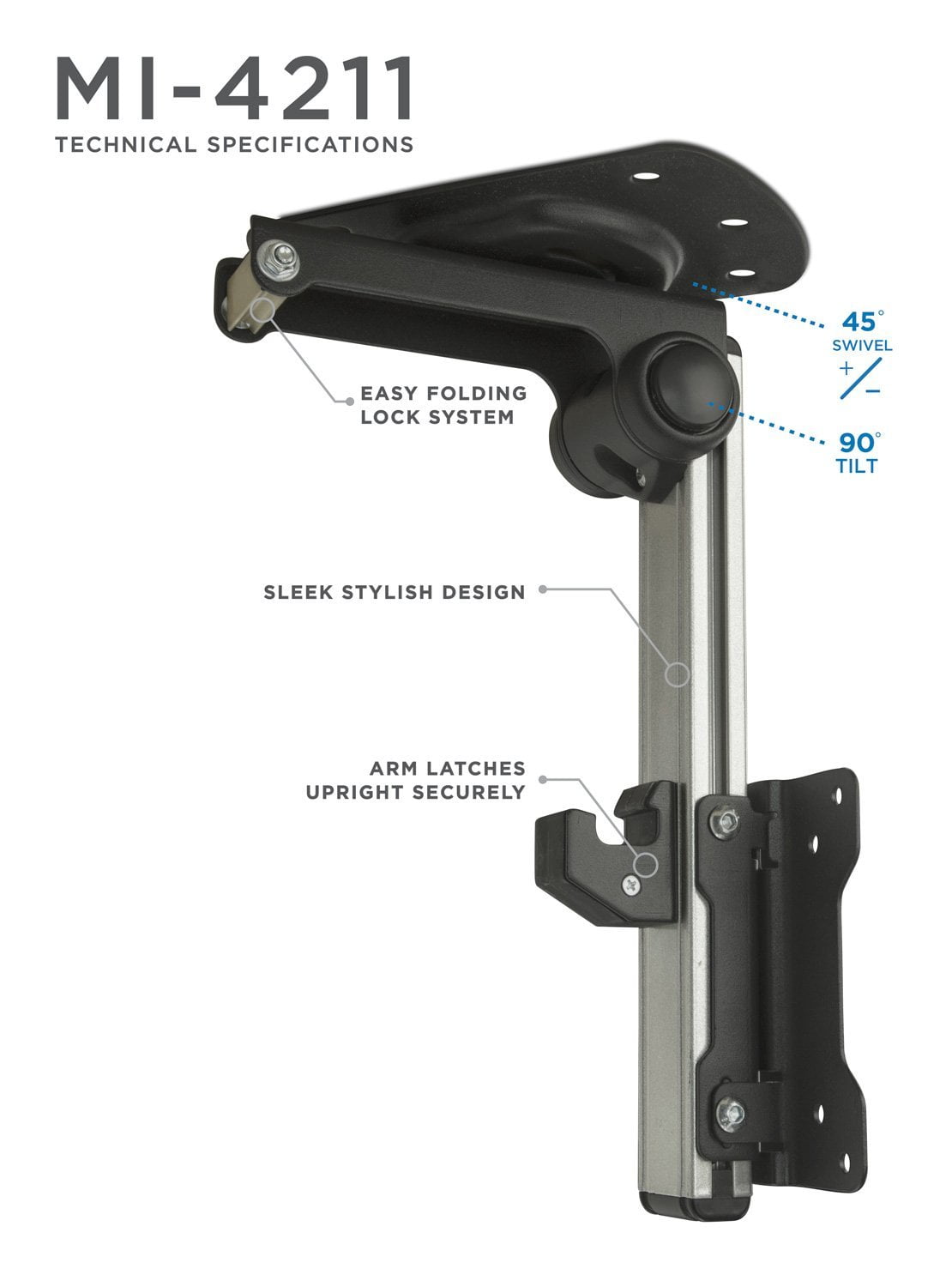 Mount It Tv Ceiling Mount Kitchen Under Cabinet Tv Folding