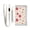 Heart and Dot, variant on JIALIOU Nylon Trifold Card Wallet with ID Window Zipper Pocket for Men Women Teen Noble Flower Pattern