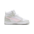 thumbnail image 3 of Tenis Puma Rebound V6 Mid Blanco Gris Rosa 22-26 blanco 24, 3 of 6