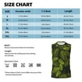 thumbnail image 6 of Easygdp Tropical Palm Leaves Fern Leaf Men's Breathable Tank Tops Sleeveless Sporty T Shirts for Basketball, Mountaineering, Bodybuilding -X-Large, 6 of 8