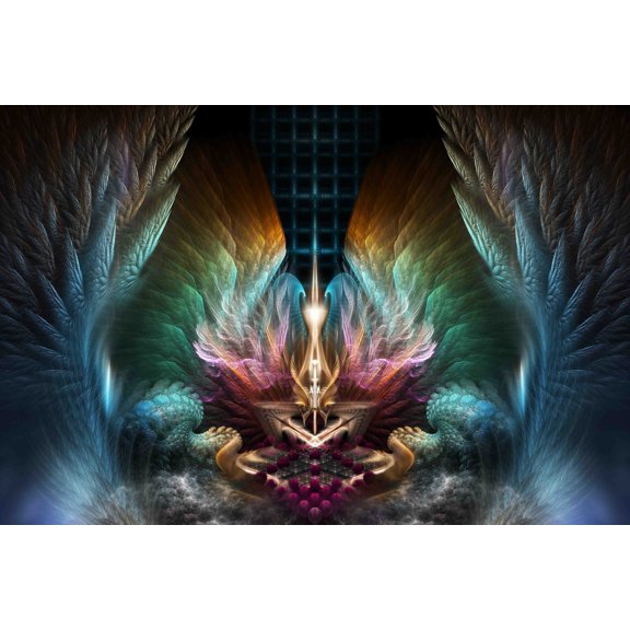 Xzendor7 "Wings of Artillian" Glossy Poster