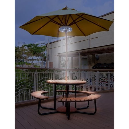 Qpau Patio Umbrella Light 3 Lighting Modes Cordless 28 Led Lights At 200 Lumens Battery Operated Umbrella Pole Light For Patio Umbrellas Camping Tents Or Outdoor Use Brickseek