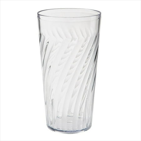 

Plastic Reusable Tahiti Tumblers 20 oz 3.44 x 6.5 Beverage Clear SAN Pack of 6