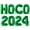 Green, variant on Letter Balloons - HOCO 2024 16" Inch Alphabet Letters Foil Mylar Balloon Homecoming Party Banner (White)