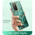 thumbnail image 3 of i-Blason Cosmo Series Case Designed for Galaxy Note 20 Ultra 5G (2020 Release), Protective Bumper Marble Design Without Built-in Screen Protector (Jade), 3 of 6