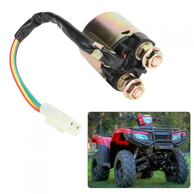 Relé de arranque por solenoide, relé de arranque del motor del vehículo, accesorio para automóvil, relé de arranque, instalación sencilla