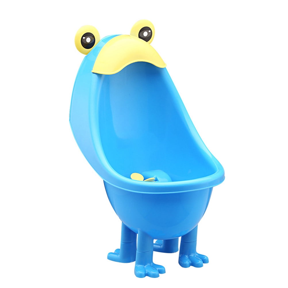 Baby Boys Urinal Potty Training Stand Urinal Groove Toilet Bathroom Accessories (Blue)