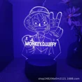 thumbnail image 2 of Figura de acción de One Piece Zoro Luffy Anime Night Lights, LED 3D, 16 colores que cambian, Usopp, Sanji, Chopper, Hancock, regalo de Navidad, 2 of 5