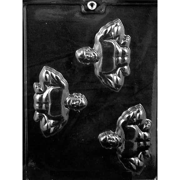 Grandmama's Goodies S106 Muscle Man Weight Lifter Chocolate Candy Soap Mold with Exclusive Molding Instructions